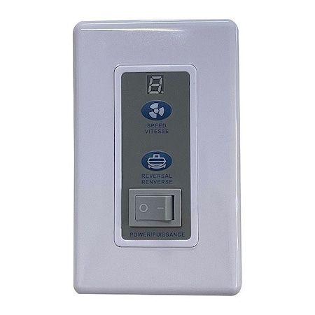 Dayton SpeedControl, White, Toggle/TouchButton 855H27