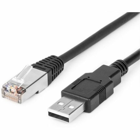 Rocstor PREMIER CISCO USB CONSOLE CABLE - 10 FT (3M) - USB TO RJ45 ROLLOVER CABLE - BLAC Y10C851-B1