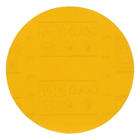 3M Abrasive Disc, Open Coating, Gold, PK50 7100364071