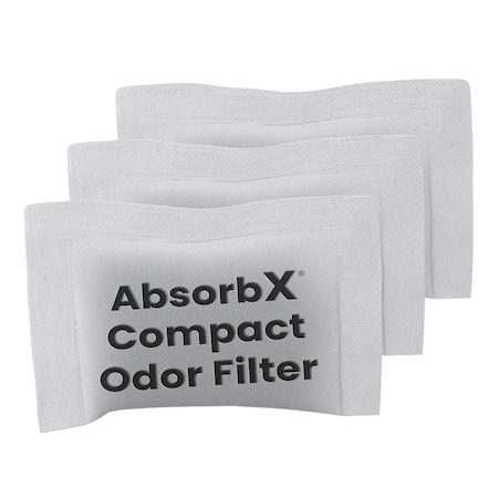 Hls Commercial 3-Pack Compact Odor Filters for Trash Can HLS08CF3