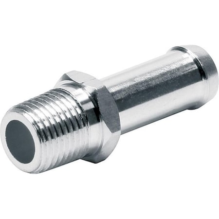 Powerhouse 0.12 in. NPT to 0.31 in. Hose Aluminum Radiator Overflow Fitting PO3610780