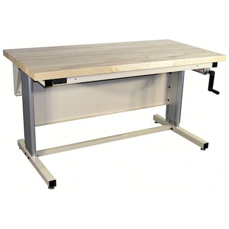 Pro-Line Workstation, Ergo, Solid Maple, Lt Beige EL7230M-H11