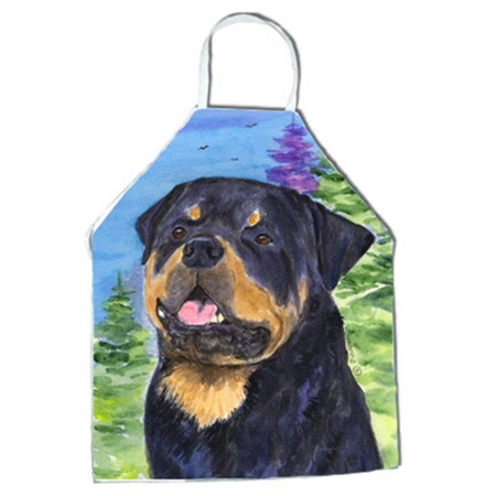 Carolines Treasures Rottweiler Apron - 27 H x 31 W in. SS1026APRON