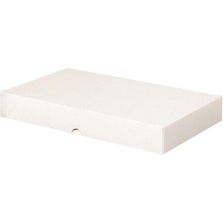 Partners Brand 8 1/2 in x 14 in x 2 in Stationery Folding Cartons, White, Fiberboard, 200 PK R2