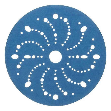 3M Hook-and-Loop Sanding Disc, Ceramic, 150 Grit, Coated Type, 321U 36175