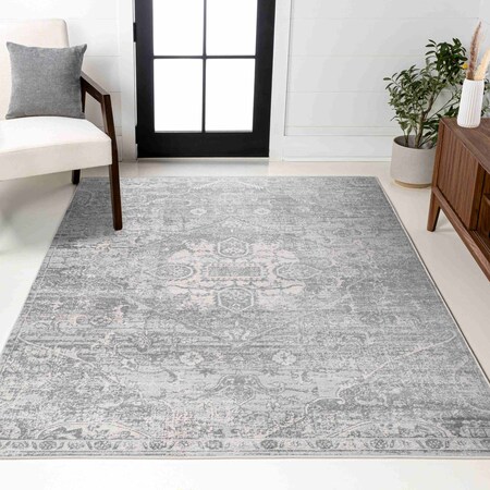 Jonathan Y Modern Persian Vintage Medallion Gray 3 ft. x 5 ft. Area Rug MDP104B-3
