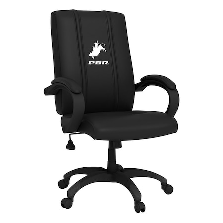 Dreamseat Office Chair 1000 with Professional Bull Riders Silhouette Logo XZOC1000-PSPBR0004