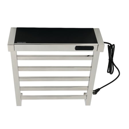 Kingston Brass Wall Mount Plug-In Towel Warmer, Polished Chrome DTC182031