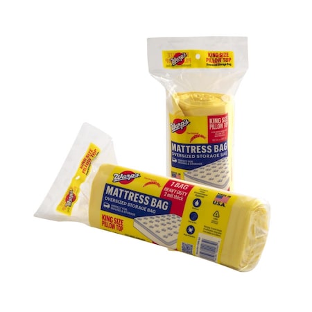 Warps Warp's King Clear Plastic Mattress Bag CBR-92