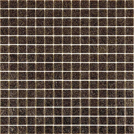 Apollo Tile Dune 12 in. x 12 in. Glossy Peanut Brown Glass Mosaic Wall and Floor Tile 20 sq. ft./case, 20PK APLSA88BR601A