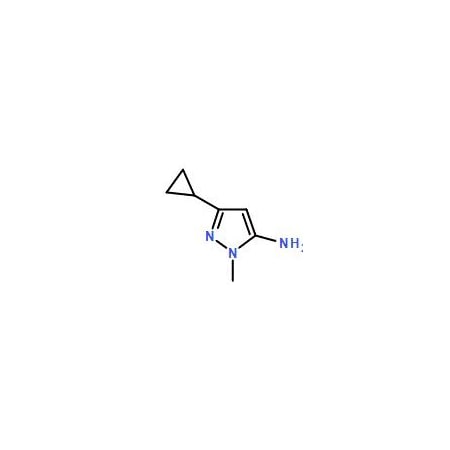 Ak Scientific 3-Cyclopropyl-1-methyl-1H-pyrazol-5-amine (1g), CAS 118430-74-3 2988AA-1g