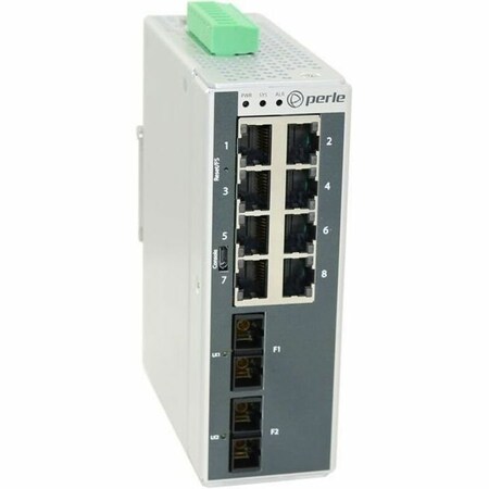 Perle IDS-710-C2MS05U10-port Gigabit DIN Rail Switches with fixed fiber 07017510