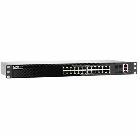 Qnap RACKMOUNT SWITCH, LAYER 3 LITE 24 PORT MANAGED SWITCH, 24 QSW-M3224-24T-US