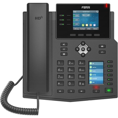 Fanvil 4 Line Multi Color Scre Screens Gigabit Phone, 30 DSS X4U