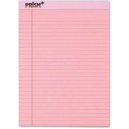 Tops Business Forms TOPS, PRISM + WRITING PADS, WIDE/LEGAL RULE, 8.5 X 11.75, PASTEL PINK, 12PK 63150