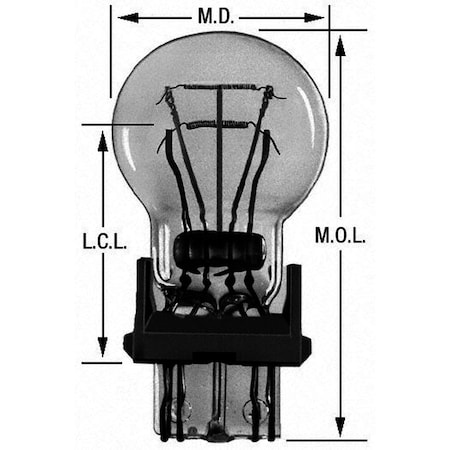 Wagner Lighting Wagner Turn Signal Light Bulb BP3357NALL