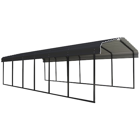 Arrow 12 x 29 x 7 ft Charcoal Carport CPHC122907