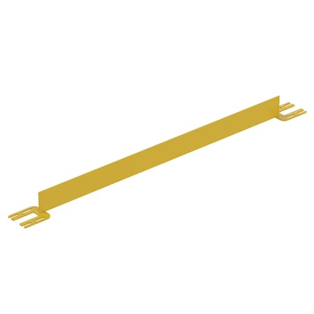 Vestil Safety Railing Toe Board 5' Yellow VDKR-5-TB