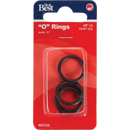 Do It Best 5/8''x13/16''x3/32'' O-Ring, 4 Ct. DIB810-7
