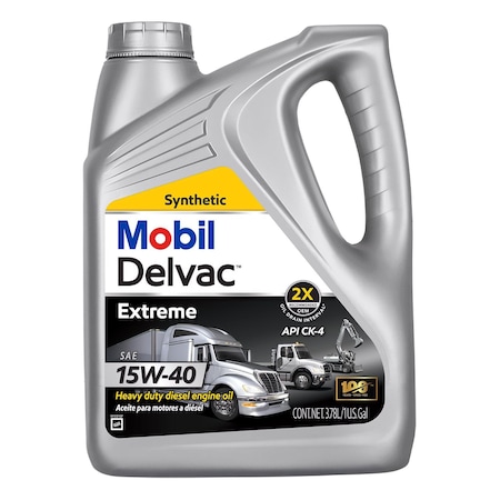 Mobil Delvac Extreme 15W-40 Diesel Multi Grade Engine Oil 1 gal 122448