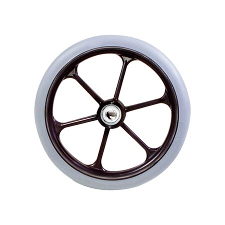 Invacare Hme Caster Style Wheel Assembly, 8" X 1", 7/16" Bearing, Black 106524