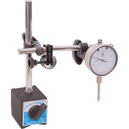 Shop Fox Magnetic Base with Dial Indicator and Case D3207