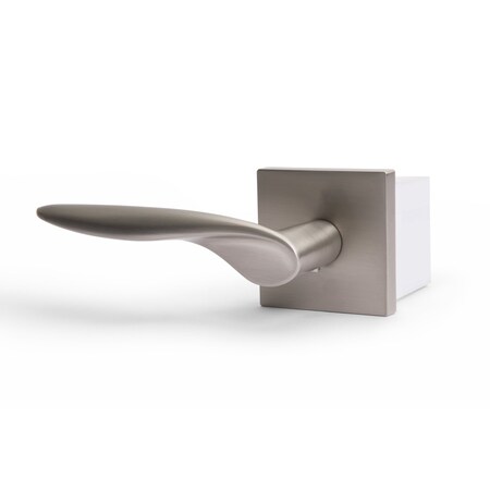Mcbowery Lafayette Satin Nickel Double Dummy Modern Door Lever MB-1106DMSN
