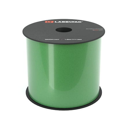 Labeltac Safety Grade Reflective Label Supply 4in x 75ft LT4/LTPX, Green LT405SGRF
