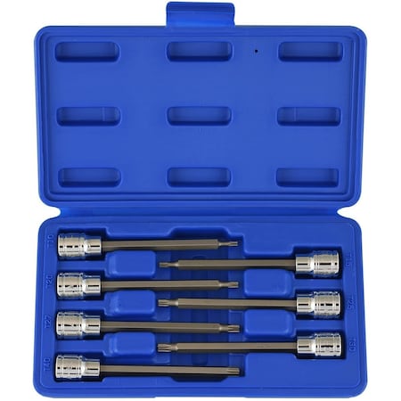 Neiko 0.375 in Dr. Extra Long Torx Bit Socket Set 10080A