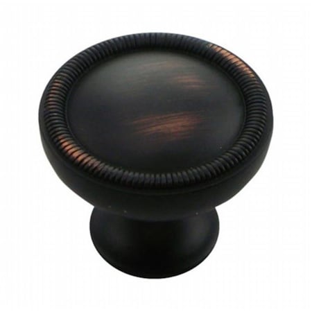 Strategic Brands 1.25 in. Oil Rubbed Bronze Vanilla Guerlain Border Knob 17013