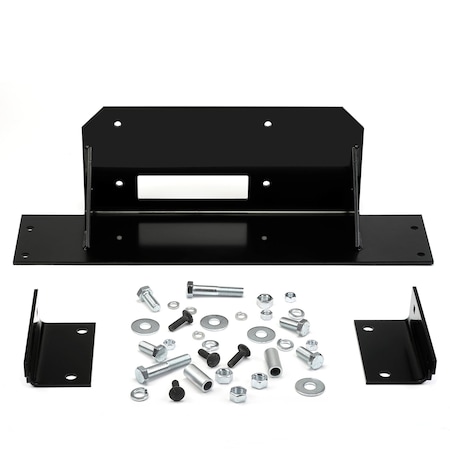 Warn Winch Mount For Use with M8274-50 Winch, Fixed Mount, Powder Coated, Black 11310