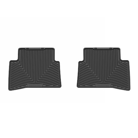 Weathertech Black, Rear All Weather Floor Mats W596
