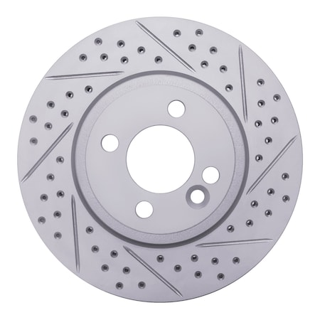 Dynamic Friction Co DFC Geoperformance Rotor - Drilled and Slotted 830-32005R