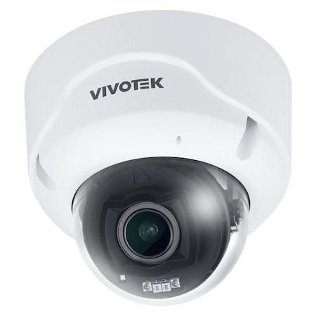 Vivotek V-Series 8MP AI IR IP Dome Cam 4.3-9.8mm P-Iris IP66 IK10 FD9399-EHTV