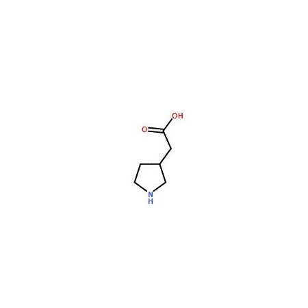 Ak Scientific 2-(3-Pyrrolidinyl)acetic acid (250mg), CAS 89203-64-5 2247AF-250mg