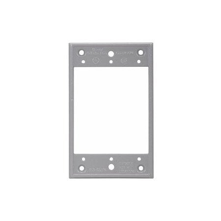 Eaton Weatherproof Cover, Outlet Box Type, Single-gang Gang, Die cast aluminum TP7120