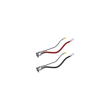 Uriah Products Battery Cable, Top Post, 4 AWG, Black, 32-In. UV008030