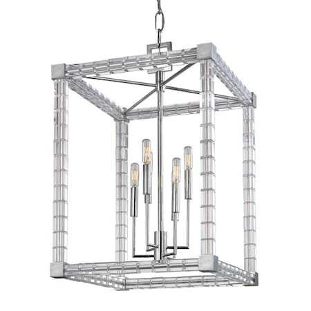 Hudson Valley Lighting Alpine 6 Light Lantern 18.5 In. Polished Nickel 7118-PN