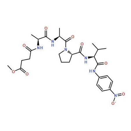 Ak Scientific N-Methoxysuccinyl-Ala-Ala-Pro-Val p-nitroanilide (250mg), CAS 70967-90-7 V1788-250mg
