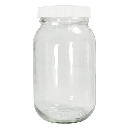 Qorpak Bottle, Clear, Glass, PK12 305415