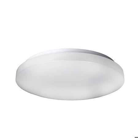 Maxlite FLUSH MOUNT PUFF, 13 INCH, 10/15/20W, 120-277V 0-10V, 27/30/35/40/50K WATT CCT SELECTABLE, WHITE FMP13V10WCSW