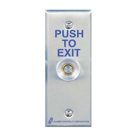 Alarm Controls Exit Delay Timer, Push to Exit Button, SS TS-15