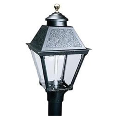 Aptitud HK Aluminum Post Mount Natural Gas Lamp, Black - 22 x 10.75 in. AP1718446
