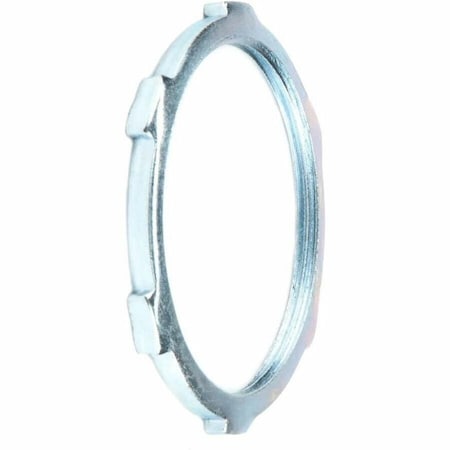 Dottie Conduit Fitting Locknut, 2-1/2 in, Threaded, Steel, Zinc Plated LN250