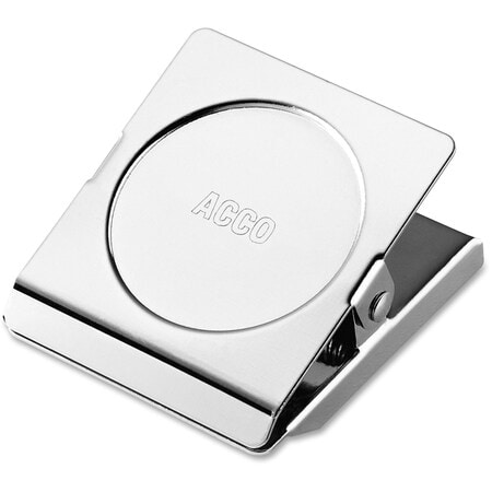 Acco Clip, Magnetic, Medium, 12PK 72132