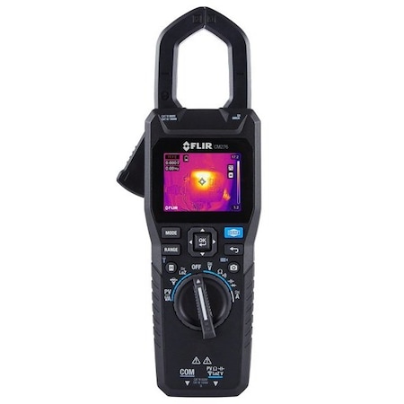 Flir Clamp Meter, LCD, Clamp On Jaw CM276