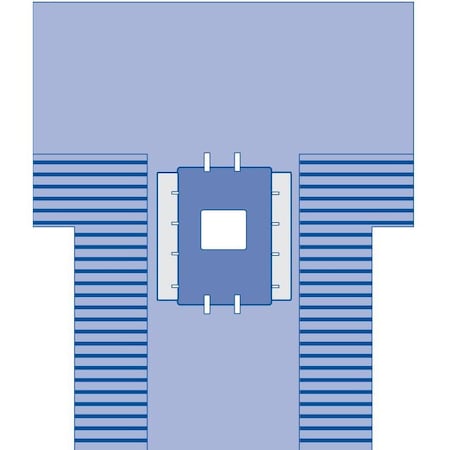 Medline Sterile Major Abdominal Drape 10in x 11in Fenestration with Adhesive, 8PK DYNJP3103