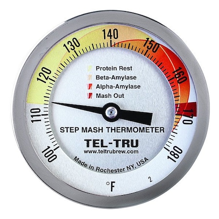 Tel-Tru Dial Thermometer 341E30GQAALEAAA
