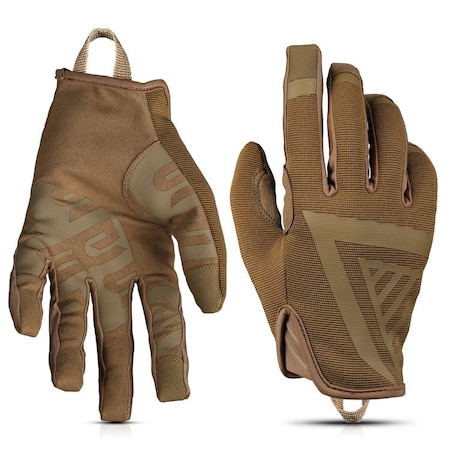 Glove Station Suede Palm, Breathable Spandex, Touchscreen, Two Way Strech, Tan, XL GS-MIL437-TN-XL