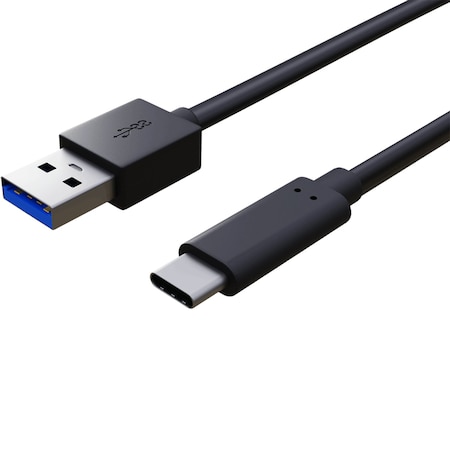Sanoxy 2m/6ft USB 3.2 Gen 2 A Male to C Male Cable 10G Black SANOXY-U3105-1102